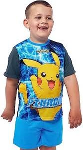 Pikachu Pyjamas för Pojkar Blå 116