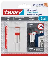 tesa Vidhäftande Spik för Tapeter