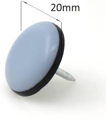 24 st Teflonspik för Möbler - Låg Friktion 20 mm