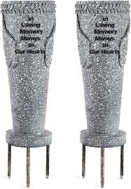 MIBUNG 2-pack Gravblomsterkruka med änglavingar