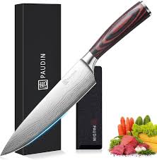 PAUDIN Professionell 20 cm Kockkniv i Kolstål