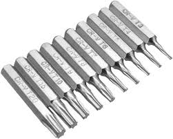 Zonster 10-delars Torx Bit Set för Mobilreparation