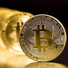Kreativ Guldpläterad Bitcoin Replica