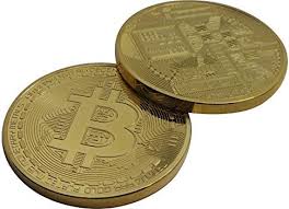 24K Guld Bitcoin med Certifikat i Presentbox