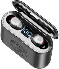 Tec-Digi Trådlösa Hörlurar med Inbyggd Bluetooth-Högtalare