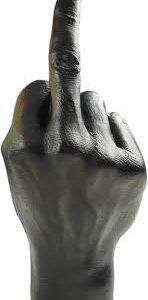 Fingerbiter Skulptur