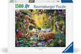 Stilla Tigrar - 1500 Bitars Pussel
