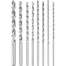 8-delars Borrbits Set - 200mm Extra Lång Hög Hastighet Stål