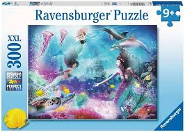 Ravensburger Havsfruarnas Kungarike - 300 Bitar Pussel för Barn 9+