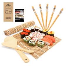 MUDEELA Sushiset för Nybörjare - Bambu Sushimatta