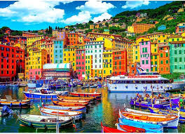 Pussel 1000 bitar: Gamla hamnen i Camogli