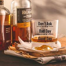 Bra & Dålig Dag Whiskyglas - Roligt Tumlarglas