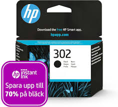 HP F6U66AE 302 Original Bläckpatron Svart - Paket