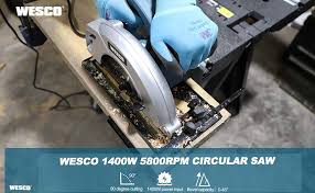 WESCO Cirkelsåg 1400 W - Bygg & Verktyg
