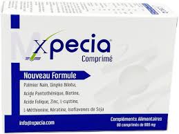 Xpecia Men Original - Vitaminer för håravfall med Biotin & Såg Palmetto