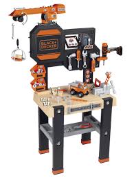 Smoby Black+Decker Arbetsbänk med Kran - Storlek XXL