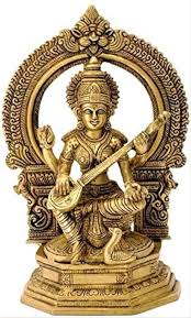 Saraswati-idol i HC-Astadhatu