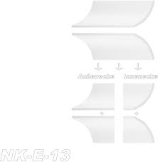 Marbet Design XPS Stuckaturlist - Vit Taklist/Hörnlist