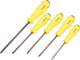 Triangel Skruvmejselset med Magnetisk Handtag - 5 Delar