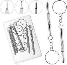Bewudy 5-pack Mini-Glasögon Skruvmejsel 3-i-1 Multifunktionell