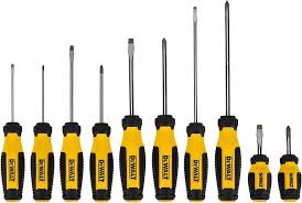 DEWALT Skruvmejselset med Fast Stång (10 st)