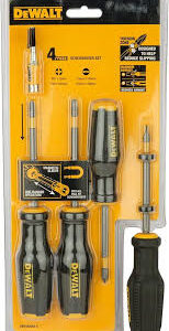 DEWALT MAX FIT® 4-delars Skruvmejselset