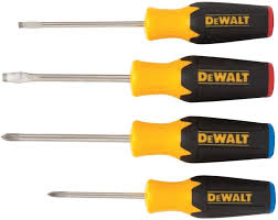 DEWALT 4-delars Skruvmejselset - Svart