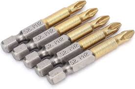 Syrisora 5-pack PH2 Kryssmejselbits Antisladd 1/4