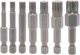 Torx Skruvmejselbitar Set 7 St 50 mm