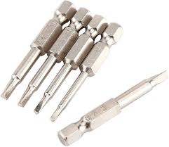 Starka Magnetiska Stål Triangelbitar 5-pack 50mm