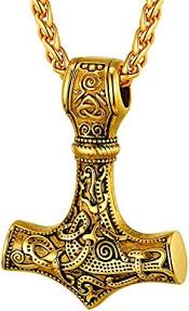 PROSTEEL Tors Hammare Amulett Halsband för Herr