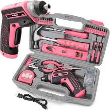 Hi-Spec 35-delars Rosa DIY-verktygssats