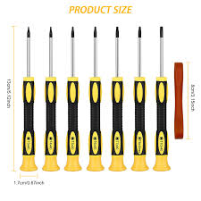 Torx Skruvmejselset 7 delat T3-T10