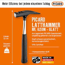 PICARD Lamellhammare 600g med Magnetisk Nagelhållare