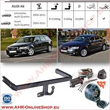 AHK Berlockkoppling 7-polig för Audi A6 C6