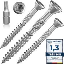 INNONEXXT® Premium Terrasskruvar A2 med Bit - 5 st