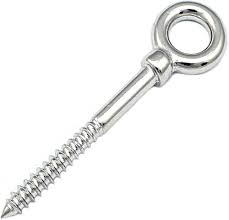Rostfri Ringskruv 8x80 mm med Trägänga