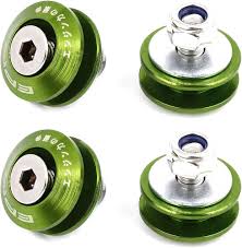 Ruilogod 4PCS M6x20MM Avgassystem Skruvkit - Grön