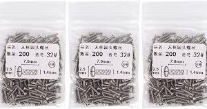Ramlösa Glasögonskruvar - 3 Förpackningar