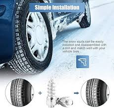 Däckdubbsskruv 100 St 12mm - Anti-Slip Dubbar