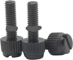 Svarta Nylon Tumskruvar M3-M8 - 5-20 st