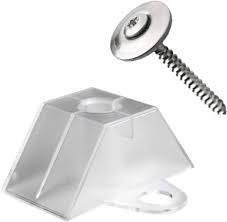 KAISER Plastic® Avståndshållare och Skruvar - 100 St. Set