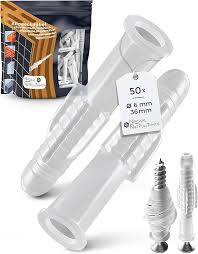 Dekorativa Hålrumspluggar 6 mm – 50 st для Väggmontering